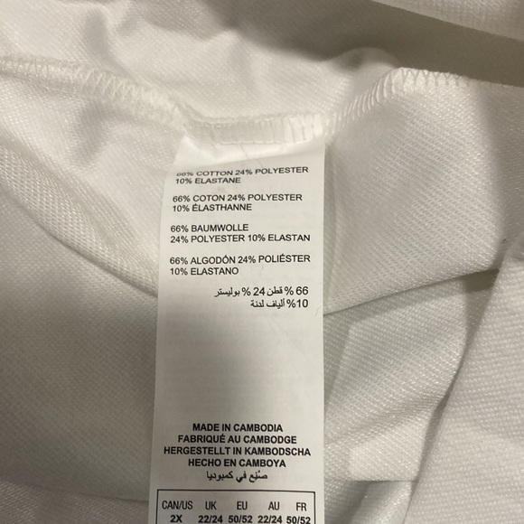 Addition Elle Solid Denim Capri Leggings - Picture 3 of 4